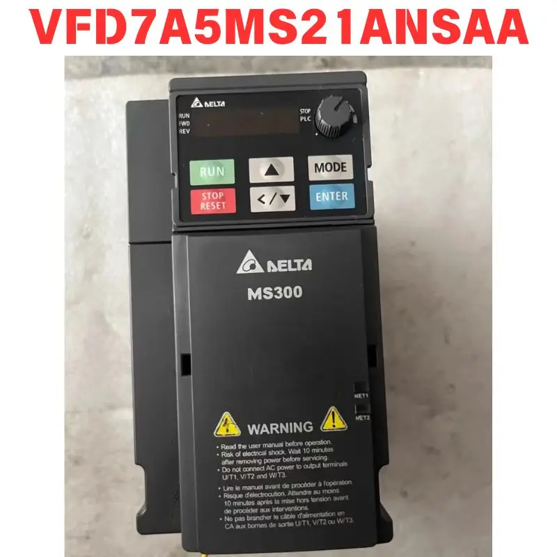 

Used VFD7A5MS21ANSAA inverter Functional test OK