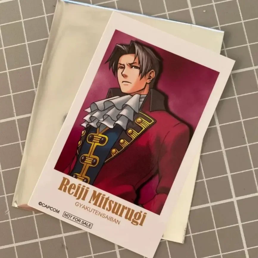 المحامي الآس فينيكس رايت مايلز إديجوورث مي كاروما مايا فاي تأثيري أنيمي الشكل ورقة بطاقة صغيرة كاميرا فورية هدية عيد الميلاد