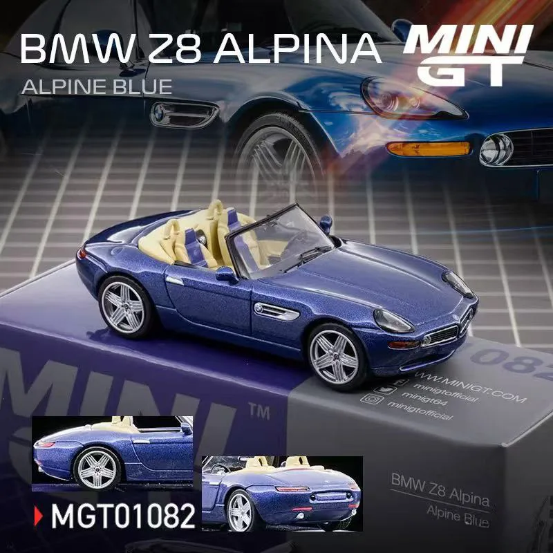MINIGT 1:64 BMW Z8 Mazda AZ-1 LB40 Nissan S15 SILVIA LB corps large nouveau modèle de voiture en alliage
