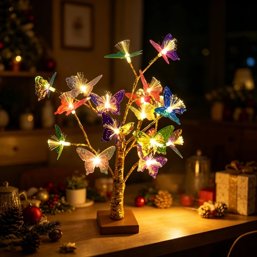 Lighting Tree Decor - 1 Lámpara de Mesa LED de