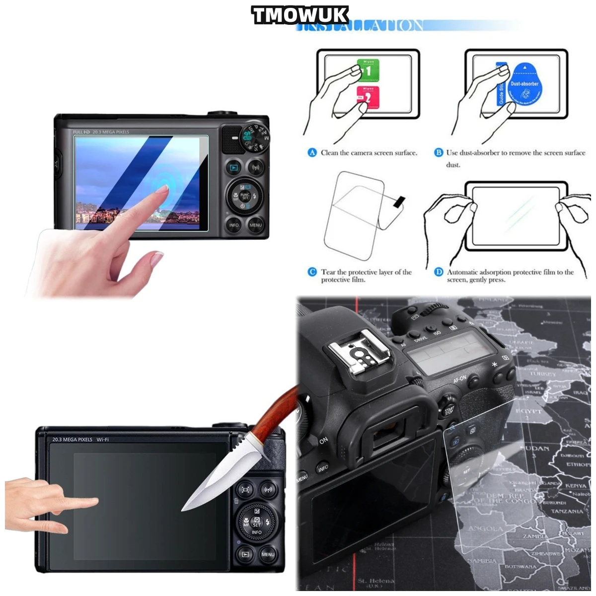 

For Canon SX730 SX740 Sx740hs Sx730hs, Advanced 9H Hardness, Scratch-Free Protection