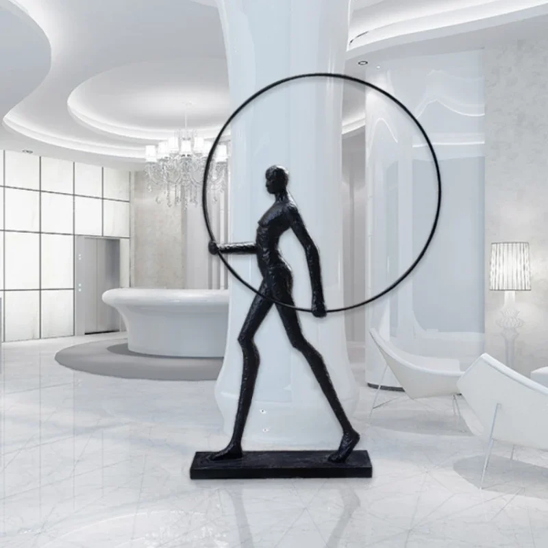 

Body sculpture decorative floor lamp post-modern model room exhibition hall sales office lobby ornament floor lamp