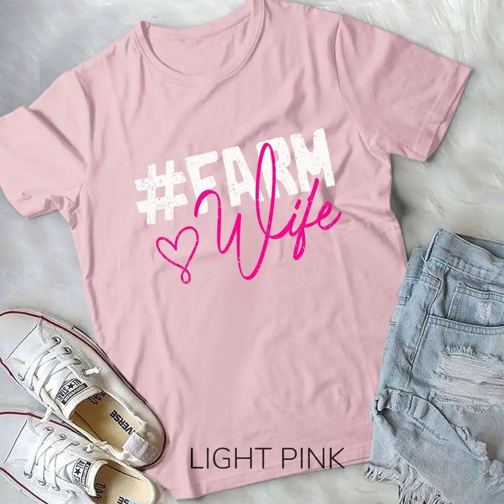 Farmers Wife Women Gift Farming Farmer T-Shirt Unisex T-shirt