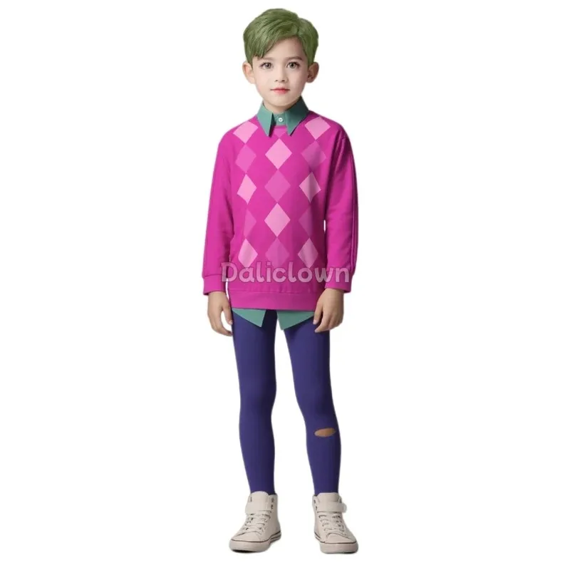 CyKpop شيطان الصيادين الطفل ساجا بنين تأثيري الاطفال زي الكبار الرجال البلوز قميص شعر مستعار قبعة الملابس مجموعة الصودا البوب هالوين كوستو