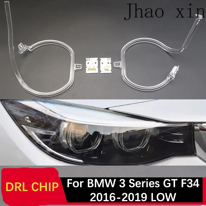 DRL-Lampe für BMW 3er GT F34 2016-2019 LOW Angel Eye Ballast-Lampe Weißlicht Auto Tagfahrlicht DRL CHIP Leiterplatte