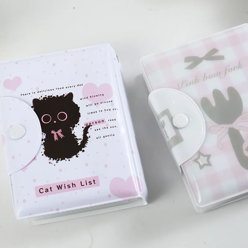 Cute Cat Photo Card Card Album Postcard Organizer Card Album Collectible Card Lomo Card Kpop Binder Idol Album Card Album Photo