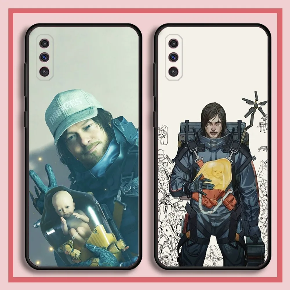 D-Death S-Stranding Game Phone Case For Samsung S23,23,22,30,21,10,9,Note20 Ultra,Lite,Ultra,5G,Plus,FE,Black Soft Case