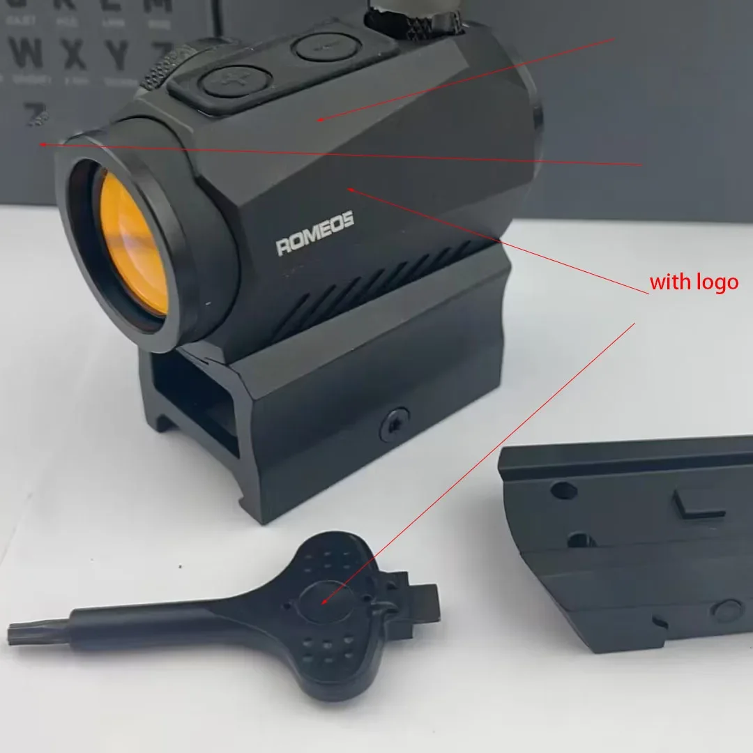 High-quality ROMEO5 1x20mm Compact 2 MOA Red Dot Sight Shake Awake Motion Sensor Reflex Scope with Original Box