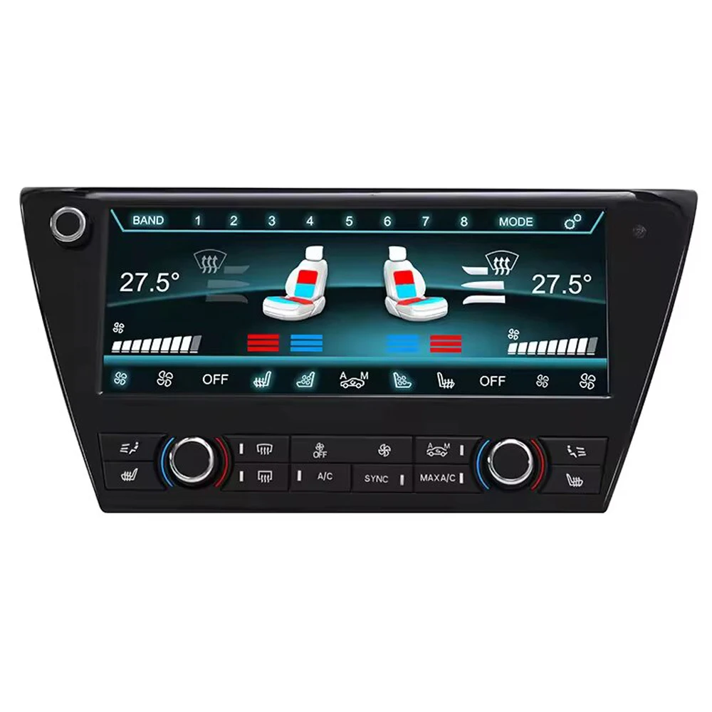 Painel de interruptor de controle de clima aquecedor digital para carro, para bmw x1 f48 x2 f39 8.8 '', tela sensível ao toque, ar condicionado, placa de painel ac