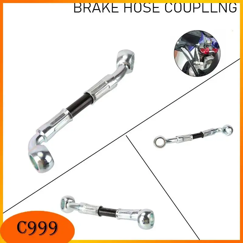 

FOR MOTO Brake Hydraulic Hose Extension Connector Coupler 10mm - Universal Fit for Modified Brake Hose Line Prolong