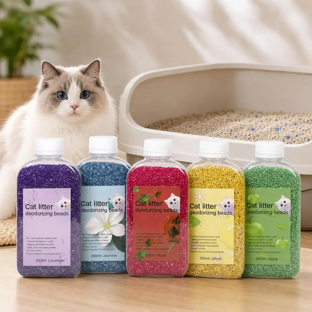 Cat Litter Deodorant Beads Air Freshener Deodorant Deodorant Cat Litter Box Antiodorant Beads Fragrant Beads Cat Accessories