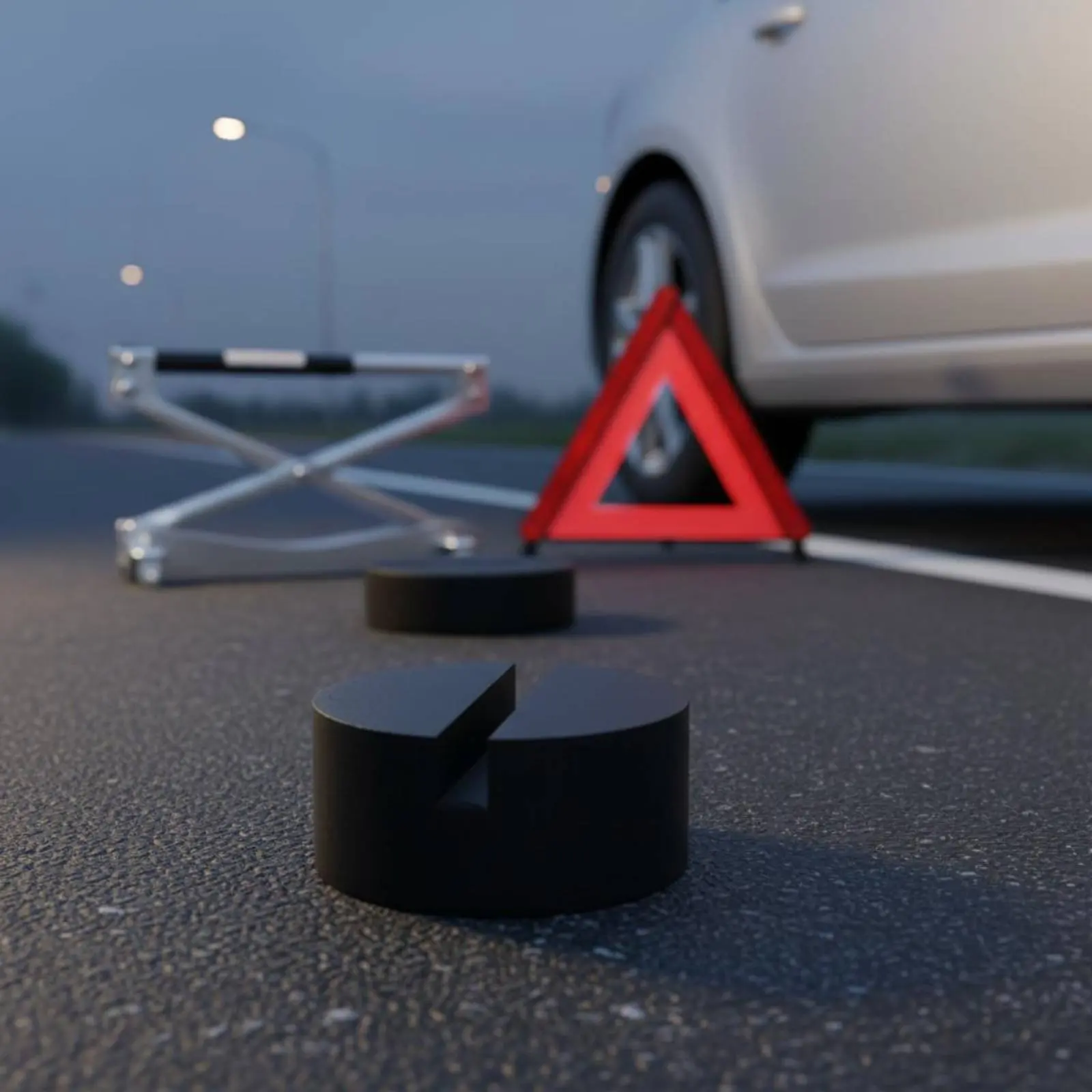 Picture 6: Rubber Support Block Shock-Absorbing Rubber Lift Pad Car Lift Pad Wear Resistant Vehicle Accessory High Load Capacity for Garage