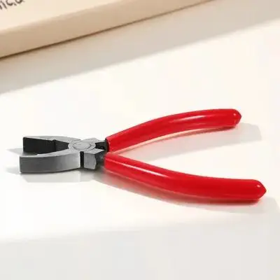 

6-дюймовые плоскогубцы, сверхмощные изогнутые губки для резки витражного стекла, мозаики, плоскогубцы, инструмент, прочная стальная конструкция
