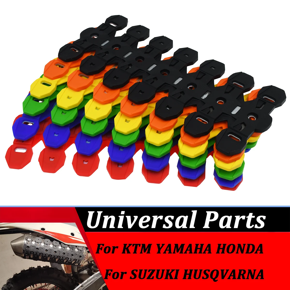 

Motorcycle Heat Shield Exhaust Protective Cover For KTM Husqvarna Husaberg Yamaha Suzuki GAS-GAS BETA Honda Kawasaki 125cc-500cc
