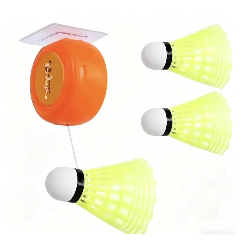Automatic Badminton Trainer Solo Practice Rebounder Retractable with Adjustable Speed for All Skill Levels Home Office Use