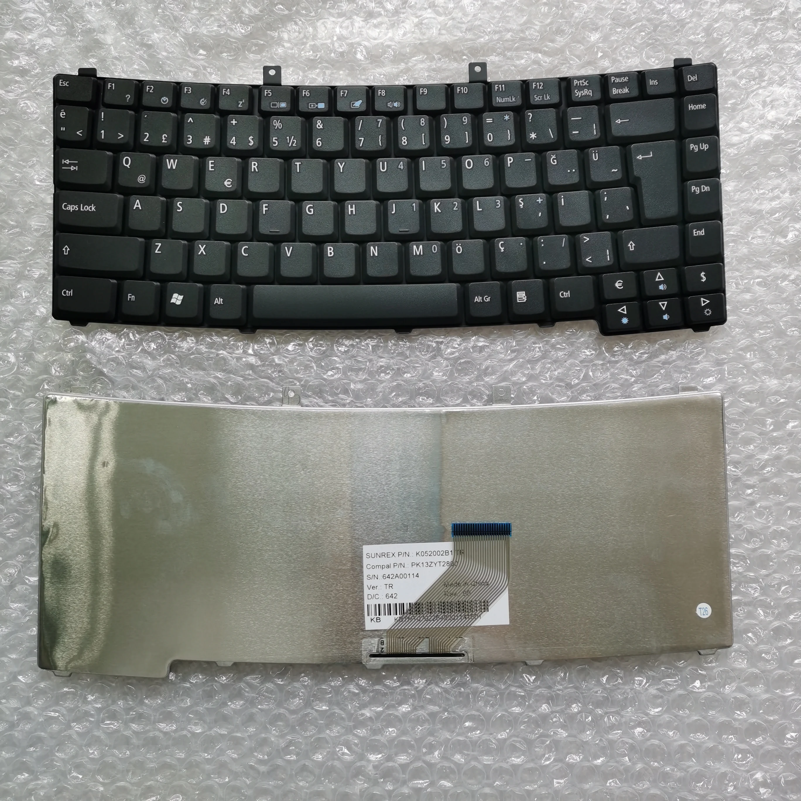 

XIN For Acer TM2400 TM2200 2700 3220 4150 Turkish Laptop Keyboard TR Version Black PK13ZYT2800 K052002B1