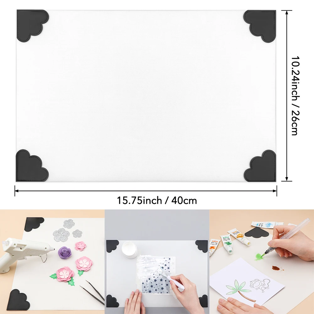 

40*26cm Non-Stick Craft Mat Heat Resistant Media Surface Mat for DIY Stamping Ink Blending Paper Card Making Project 2024