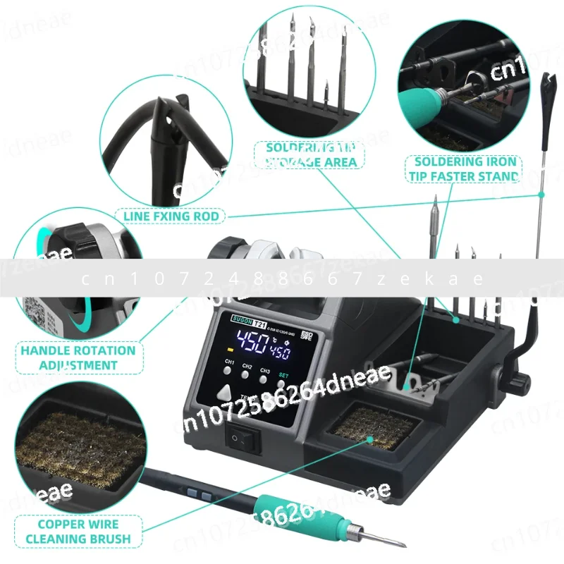 

T21 Digital Welding Station Original Knife Iron 210/245/115 Controlled Temperature Welding Rework Station Compatible