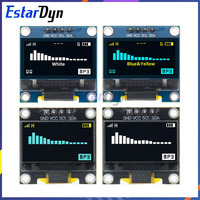 Estardyn 0.96 Inch OLED SSD1306 White/Blue/Yellow 128X64 IIC I2C Serial Display Module 12864 LCD Screen Board For Arduino