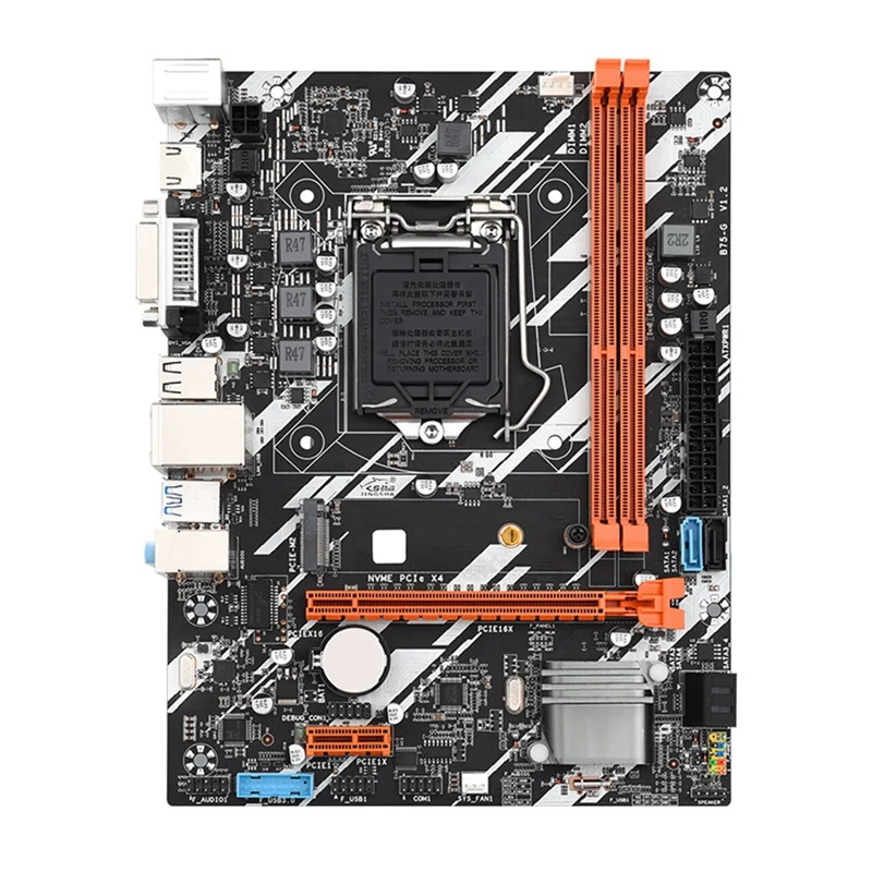 Accesorios de repuesto B75-G placa base de ordenador DDR3X2 LGA 1155 CPU PCI-E X16 ranura para tarjeta gráfica para ordenador portátil