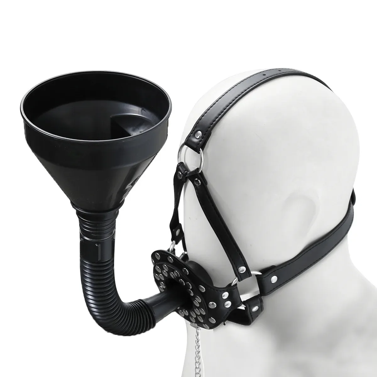 PU Leather Open Mouth Gag Harness Ball Roleplay Toys Couple Game Flirting Oral Sex Product For Woman Man Novelty Product