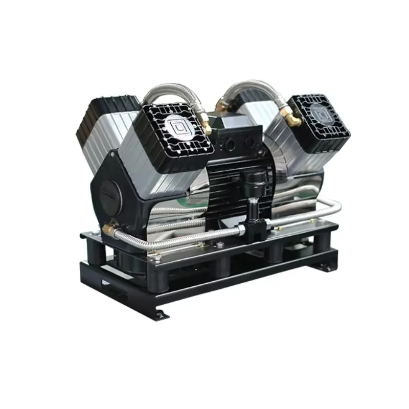 Oil Free Air Compressor 2.2kw Heavy Duty V Type Air Compressor 10bar