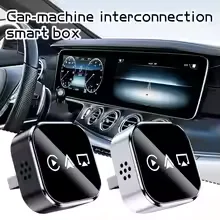 

NEW Upgrade 4-in-1 Wireless Carplay Mirror Link Adapter Instant Wired To Wireless Conversion Plug & Play for Wired Carplay