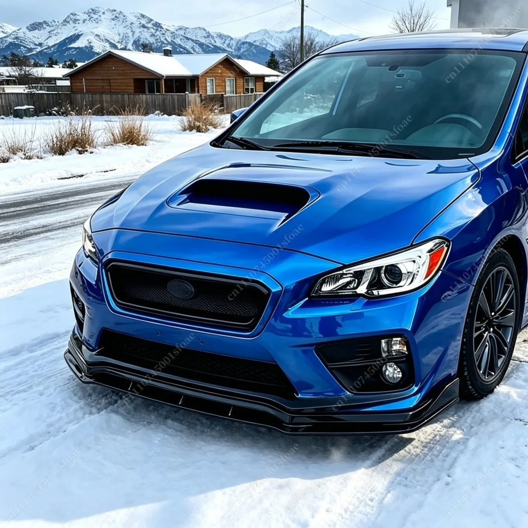 Front Grill Grille ABS For Subaru WRX STI VA 2014 2015 2016 Pre-Facelift Glossy Black Cover Inlet Grill Hood Body kits Tuning