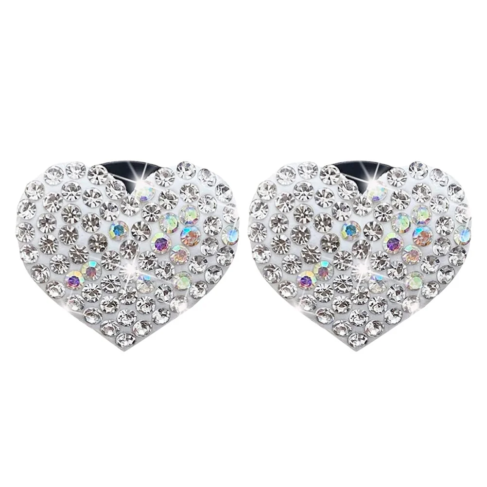 

2Pcs Car Air Freshener Clip Heart Shape Aroma Ornament Practical Interior Decoration Luxury Vent Diffuser Easy Installation