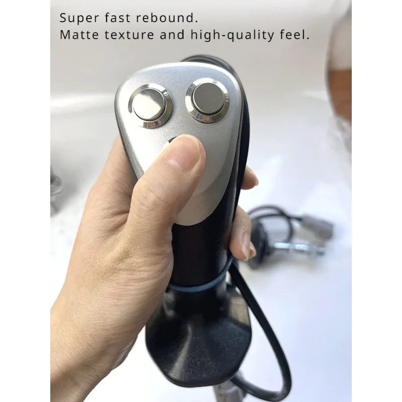 Excavator Electromagnetic Suction Cup Wood Clamp Hydraulic Shear Grabber Three-button Electronic Control Joystick Handle Glue