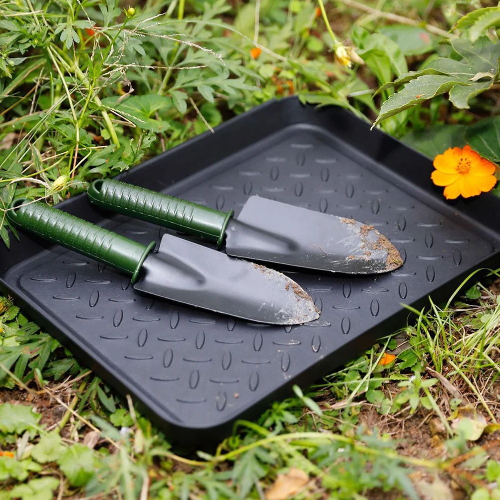 

6Pcs Shoes Boot Tray Sturdy Plastic Indoor Hallway Shoe Storage Tray Car Trunk Sundries Organizer Multi-Use Potted Pad Plate