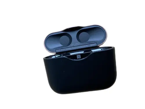 Imagen 1 del producto WF-1000XM3 Estuche de carga Auriculares de repuesto Cargador de auriculares WF 1000 XM3, cubierta de carga de batería 1000XM3, negro blanco