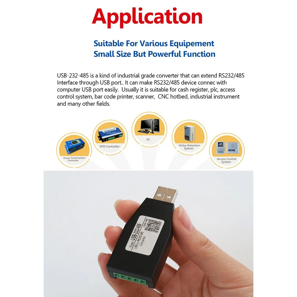 USB TO RS232 RS485 USB Serial Communication Module Industrial Grade USB-232/485 Signal Converter