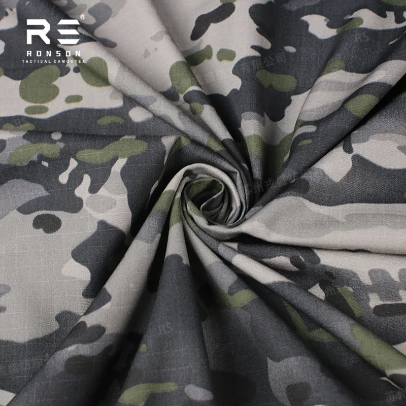 Uniforme con patrón de camuflaje de la Marina marítima australiana (MMPU) tejido NYCO50/50 Rip-Stop impreso impermeable NIR para uniforme táctico