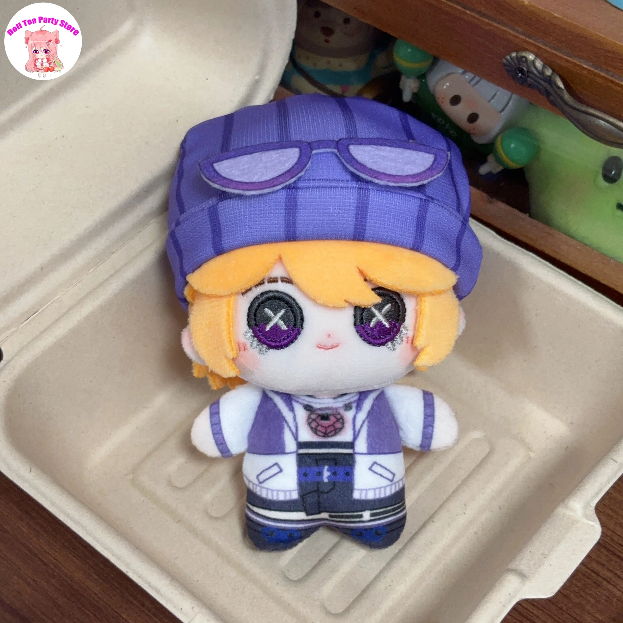 Seer Embalmer Mechanic Batter Team Series Cotton Doll Anime Identity Ⅴ Plush Pendant Nunu Body Toy 10CM Keychain Present