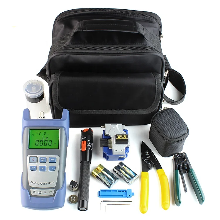 Optical FTTH Tool Kit 10km Visual Fault Locator FTTH Stripper CFS-2 SKL-8A Fiber Cleaver FNET FK-4 1 Year Warranty Essential