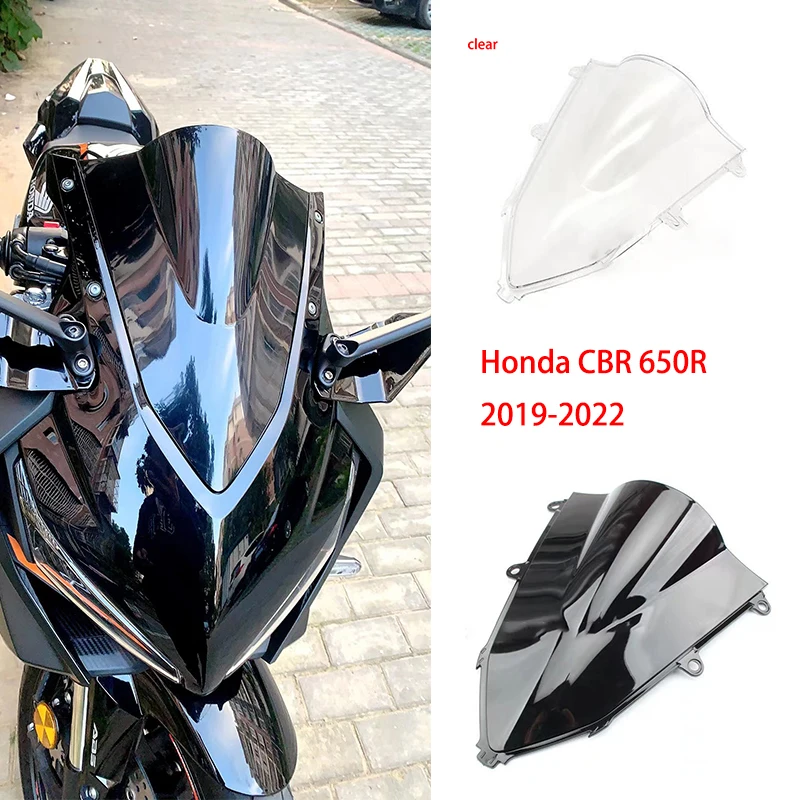 

Motorcycle Modification Parts Windshield Suitable For Honda CBR 650R 2019-2022 Front Windshield Mirror