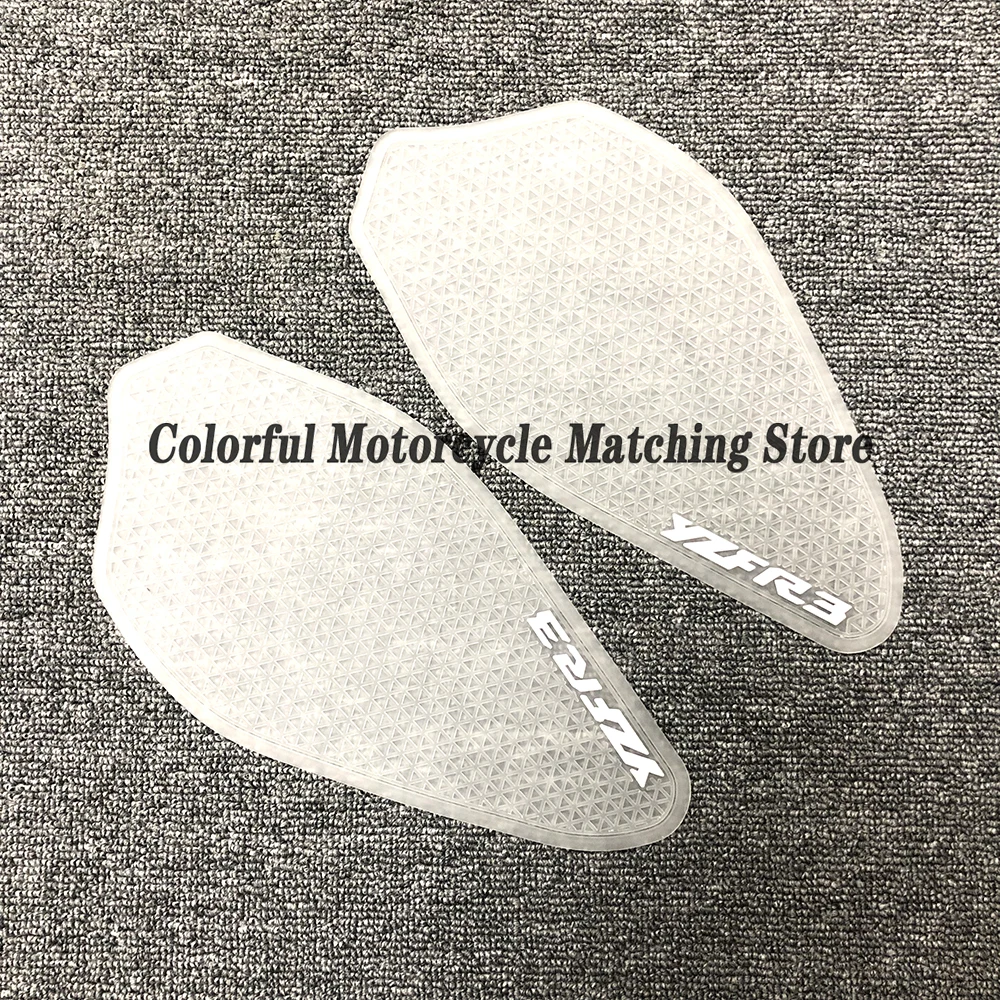 For Yamaha YZF R3 2019 2020 2023 Motorcycle side fuel tank pad Tank Pads Protector Stickers Knee Grip Traction Pad