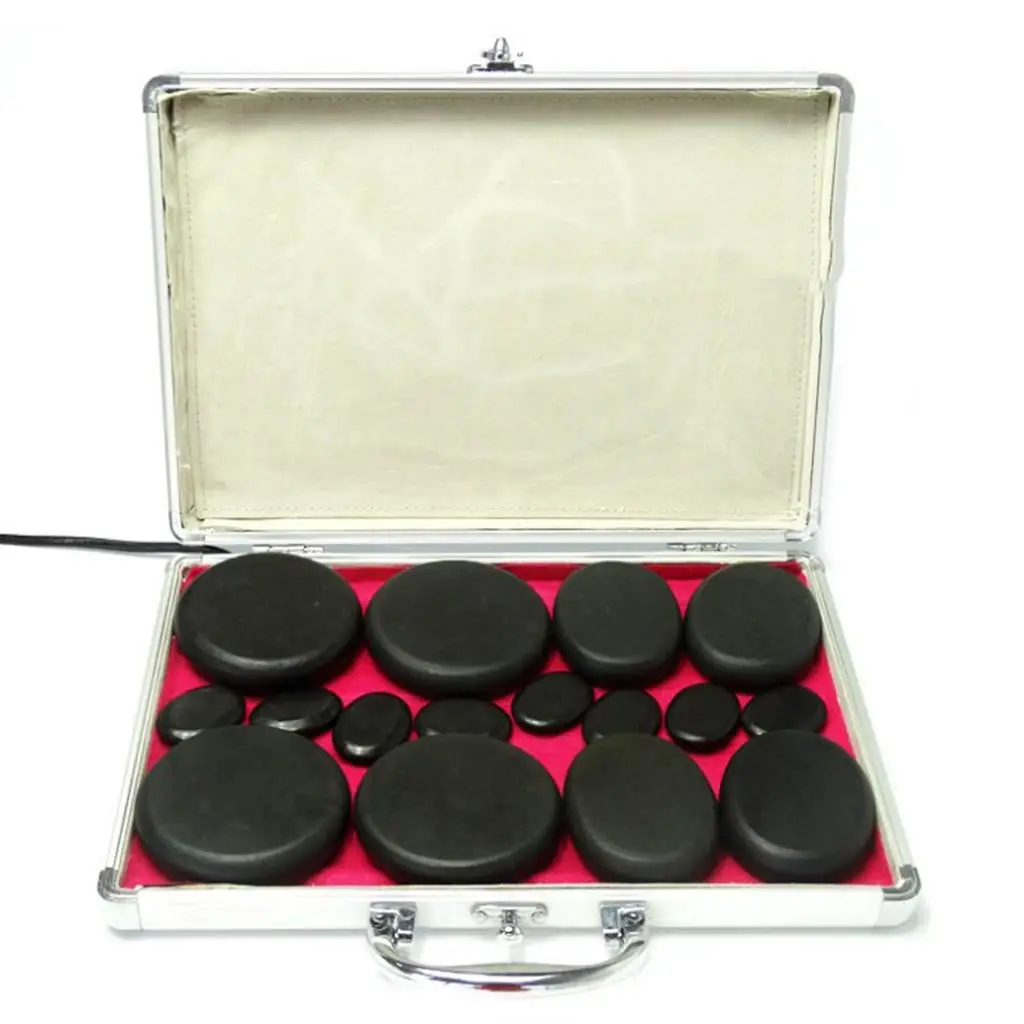 

Hot Stone Warmer Heating Box Massage Stone Heater Case EU Plug