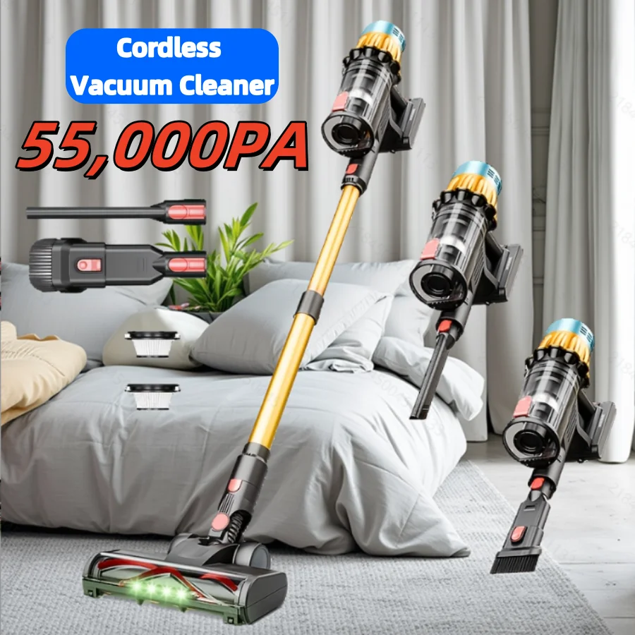 Blossom V22 550W 50KPA Hot Sale 55 Minutes Runtime 3 in 1   Wireless Cordless Stick Vacuum