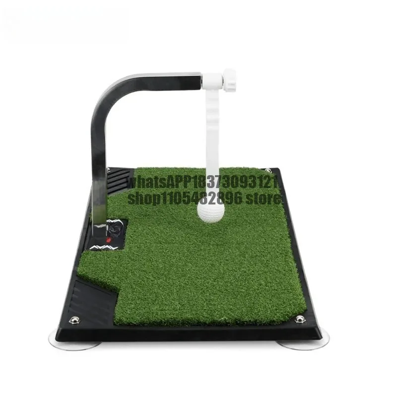Golf Practic Swing Hitting Mat Exerciser Trainer 360 Degree Rotation Outdoor Indoor Suitable For Beginners Training Aids