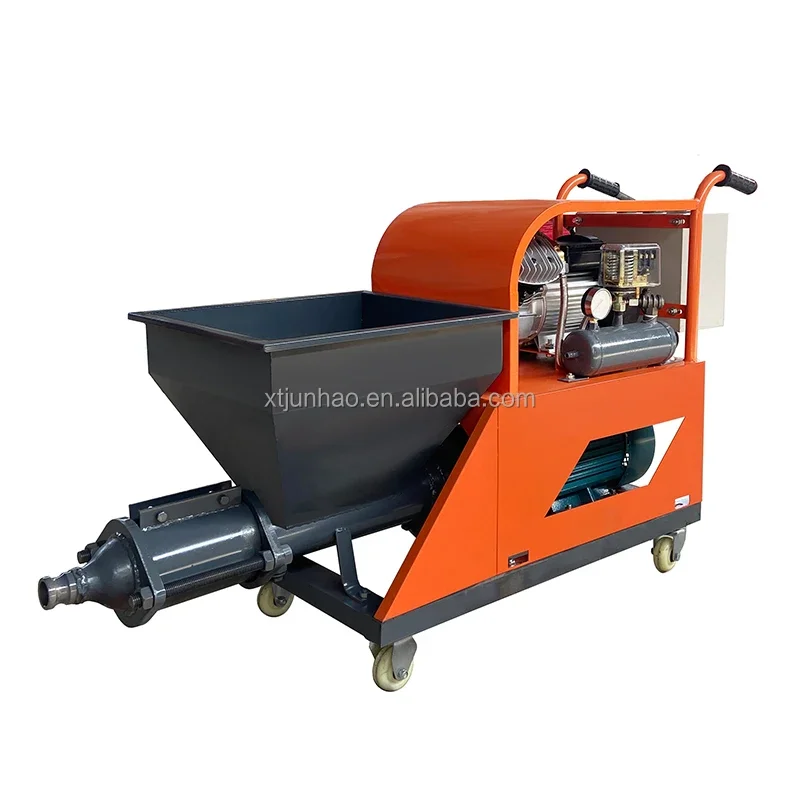 Automatic mortar sprayer electric cement mortar paint sprayer putty cement real stone paint spraying machine