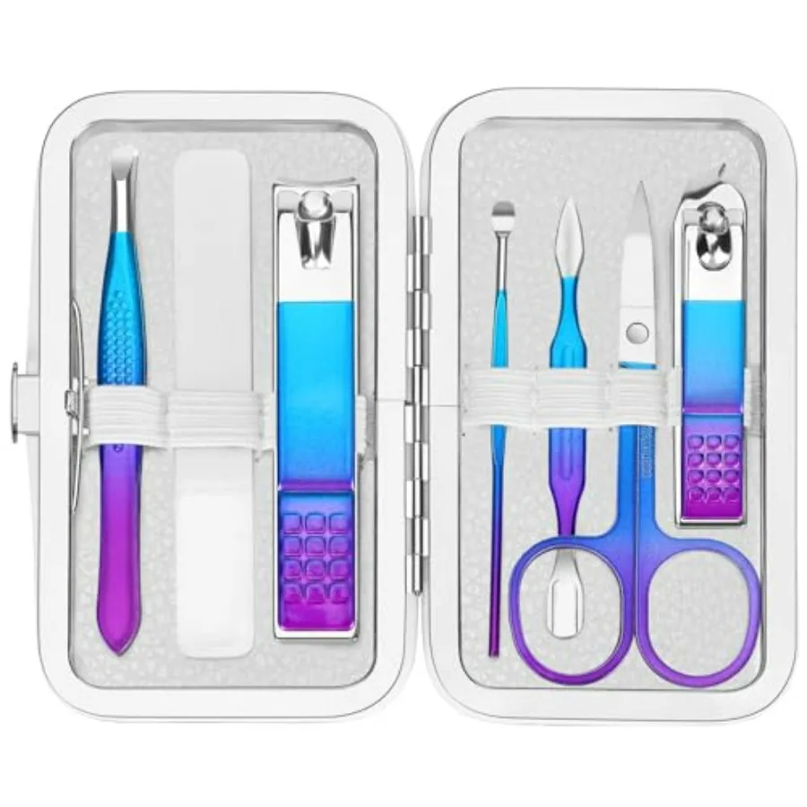 Manicure Set Nail Clipper Set Personal Care Grooming Kits Travel Nail Care Set Manicure Tools Nail Clippers Pedicure Kit Basic