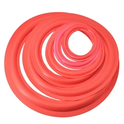 2 Pieces 4/5/6.5/8/10/12 inch Red Speaker Foam Surround Subwoofer Woofer Speaker Repair DIY Part Sponge Ring Side H8WD