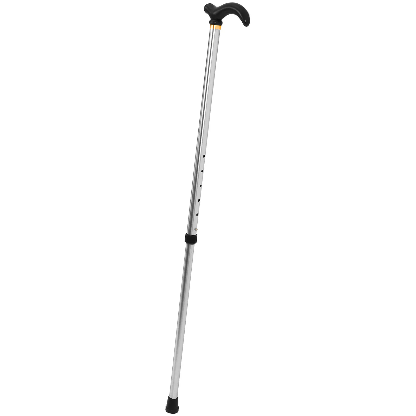 Lightweight Aluminum Adjustable Telescopic Cane for Elderly Walking Support Stable Non-Slip Rubber Tip Retractable Senior