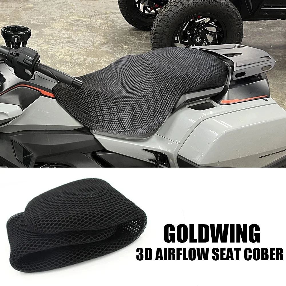 

for HONDA Goldwing GL1800 Accessories Motorcycle Airflow Seat Cover Goldwing1800 3D Air Flow Seat Cover GL 1800 Seat Cushions