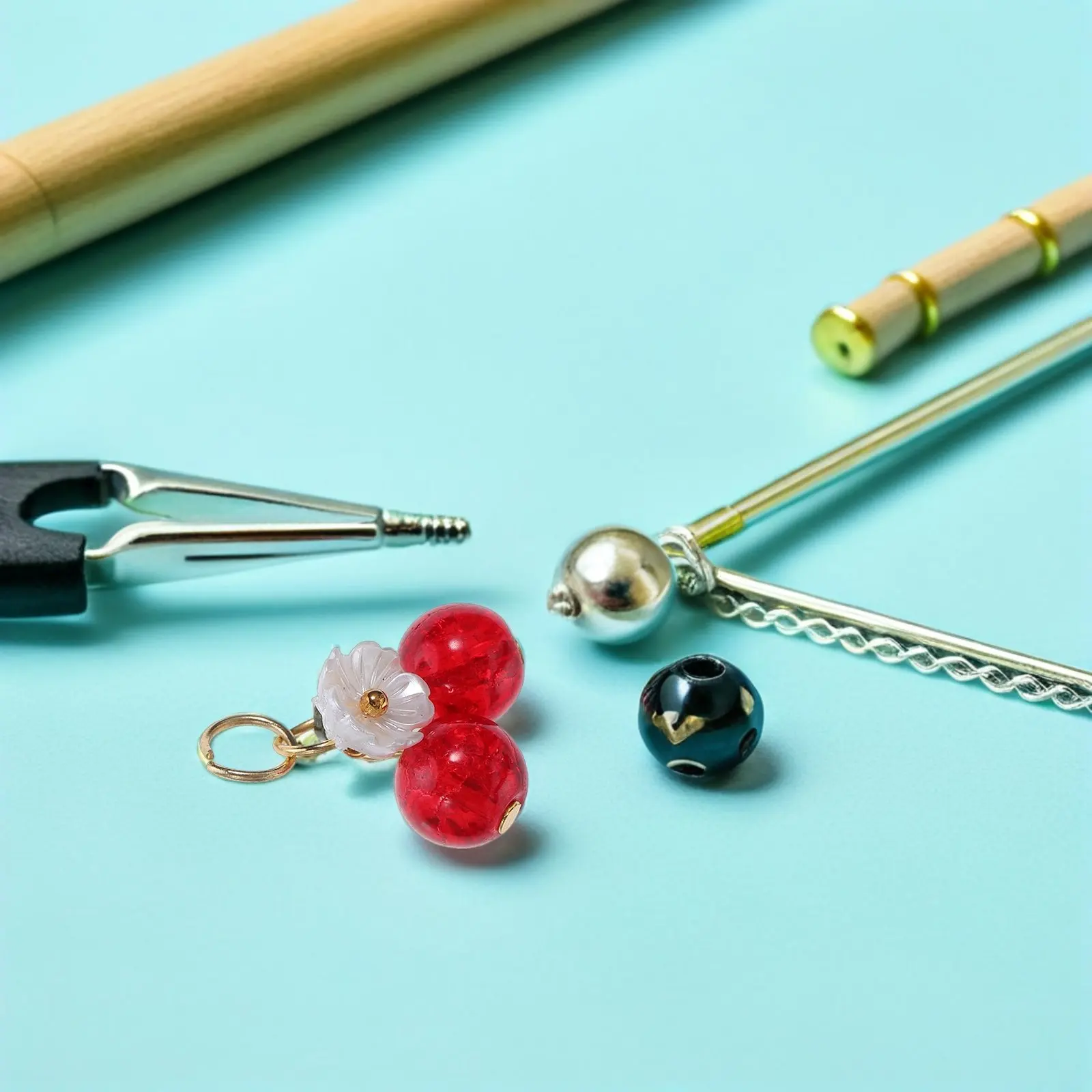 

20 шт. подвесок в виде вишневых листьев, стеклянные шармы, изящные фруктовые аксессуары для рукоделия, для изготовления украшений своими руками, брелоков, браслетов, ожерелий