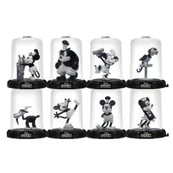 Genuine Mickey Figurines 90th Anniversary Cartoon Mickey Mouse Capsule Animal Action Figure Gashapon Toys Collection Gift Anime