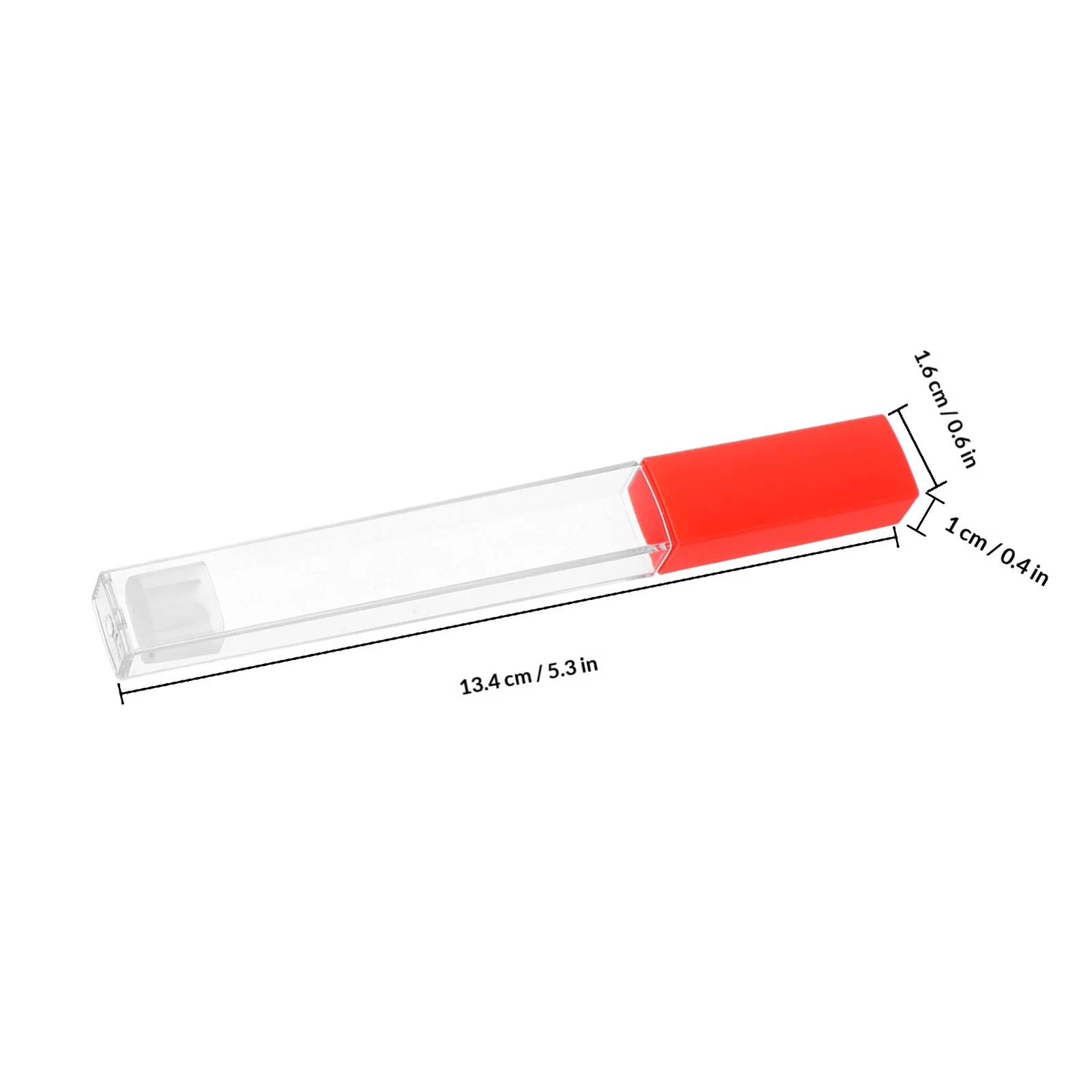 3pcs Transparent Thermometer Storage Tube Clear Plastic Case For Body Temperature Tools Portable Organizer Reusable