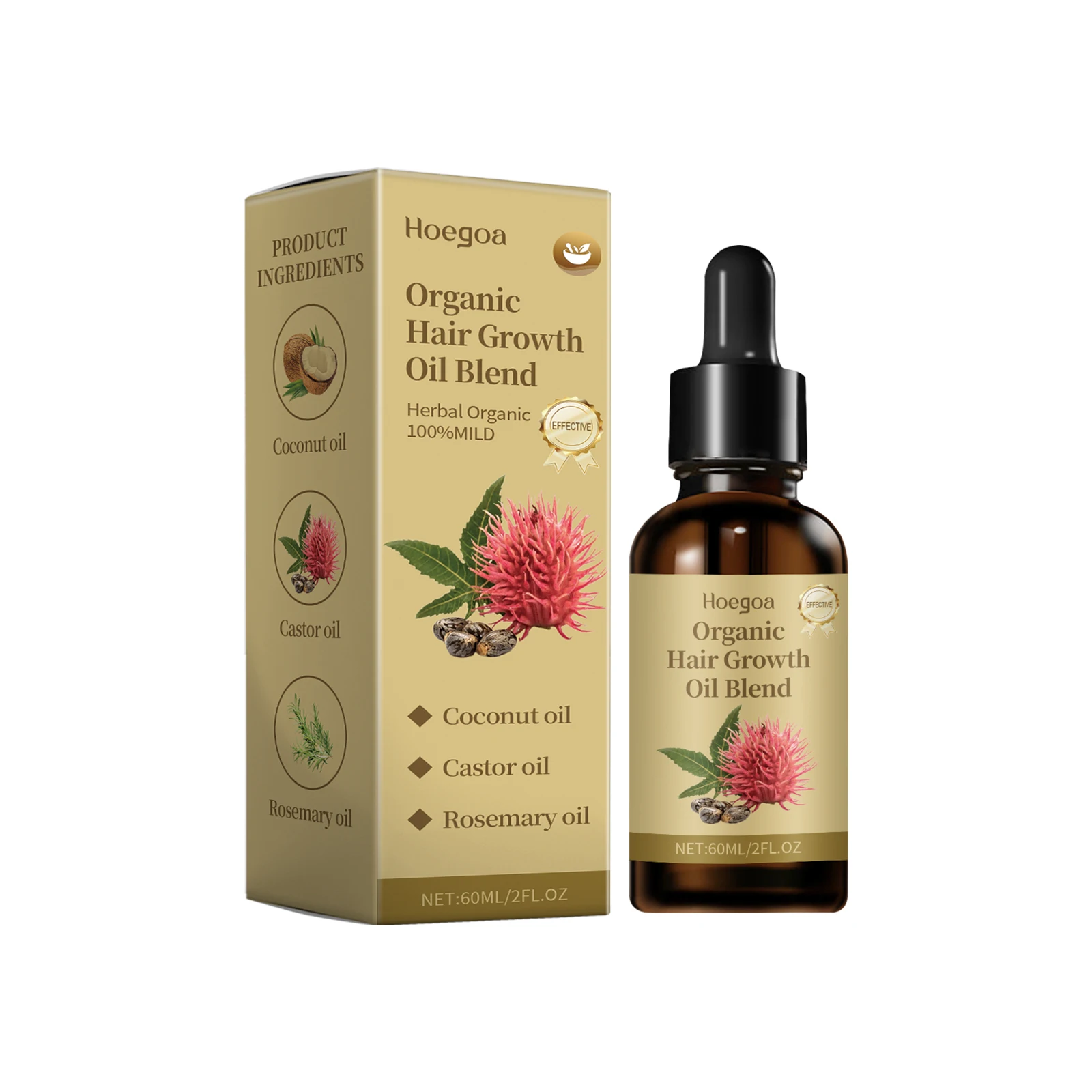 

Hoegoa Hair Care Essential Oil Nourishing Moisturizing Repair Hair Hydrating Soft Hair Care Oil Scalp Care 1pcs